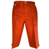 Marenzio Men's Casual Cotton/Linen Cigar Shorts