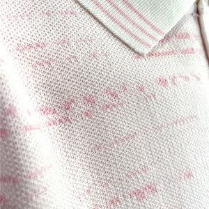 Cigar Couture Men's Polo Knit Short Sleeve Sport Shirt PJ-1276 Pink