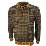 Prestige Men's Greek Key Pattern Design Fashion Sweater SW 467